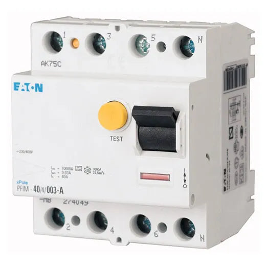 PFIM-25/4/003-MW Xpole Interruptor diferencial 4P 25A 10kA tipo AC 30mA