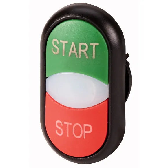 M22S-DDL-GR-GB1/GB0 Botón doble Momentáneo iluminado Verde/Rojo START-STOP