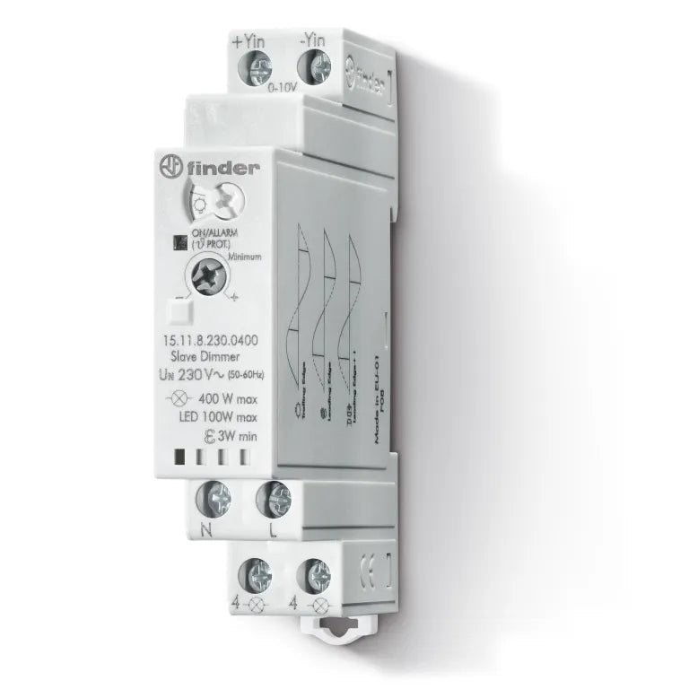 Telerruptor electrónico Dimmer Esclavo 0/1-10V 230VCA 1NA 230V Riel DIN