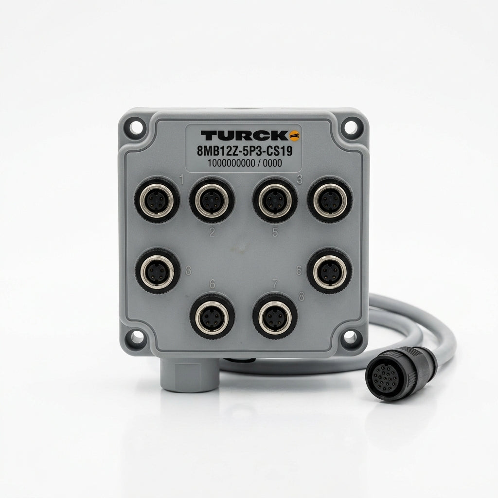 Turck 8mb12z-5p3-cs19 caja de distribución de señales