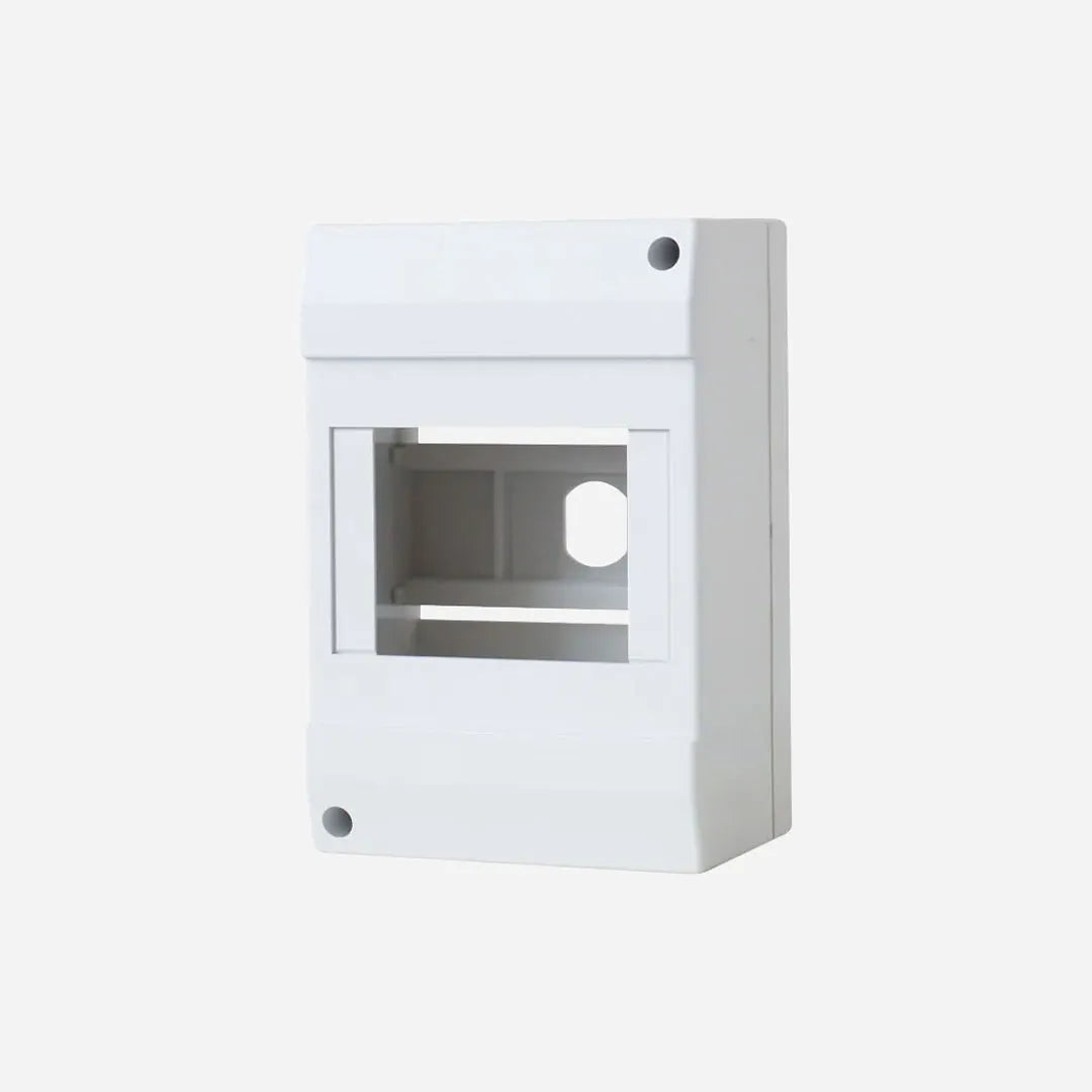 Caja de dist. p/sobreponer 4M 130mmHX87mmWX60mmD Poliestireno IP30