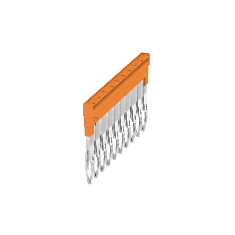 ZQV 2.5N/10 Puente enchufable naranja de 10 polos para la Serie-A de 2.5 mm²