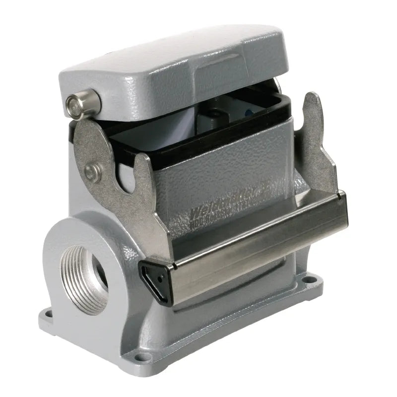 HDC 24D SDLU 2M25G Base cerrada con tapa 24P 1Gancho Grupo 4 2xM25 IP65