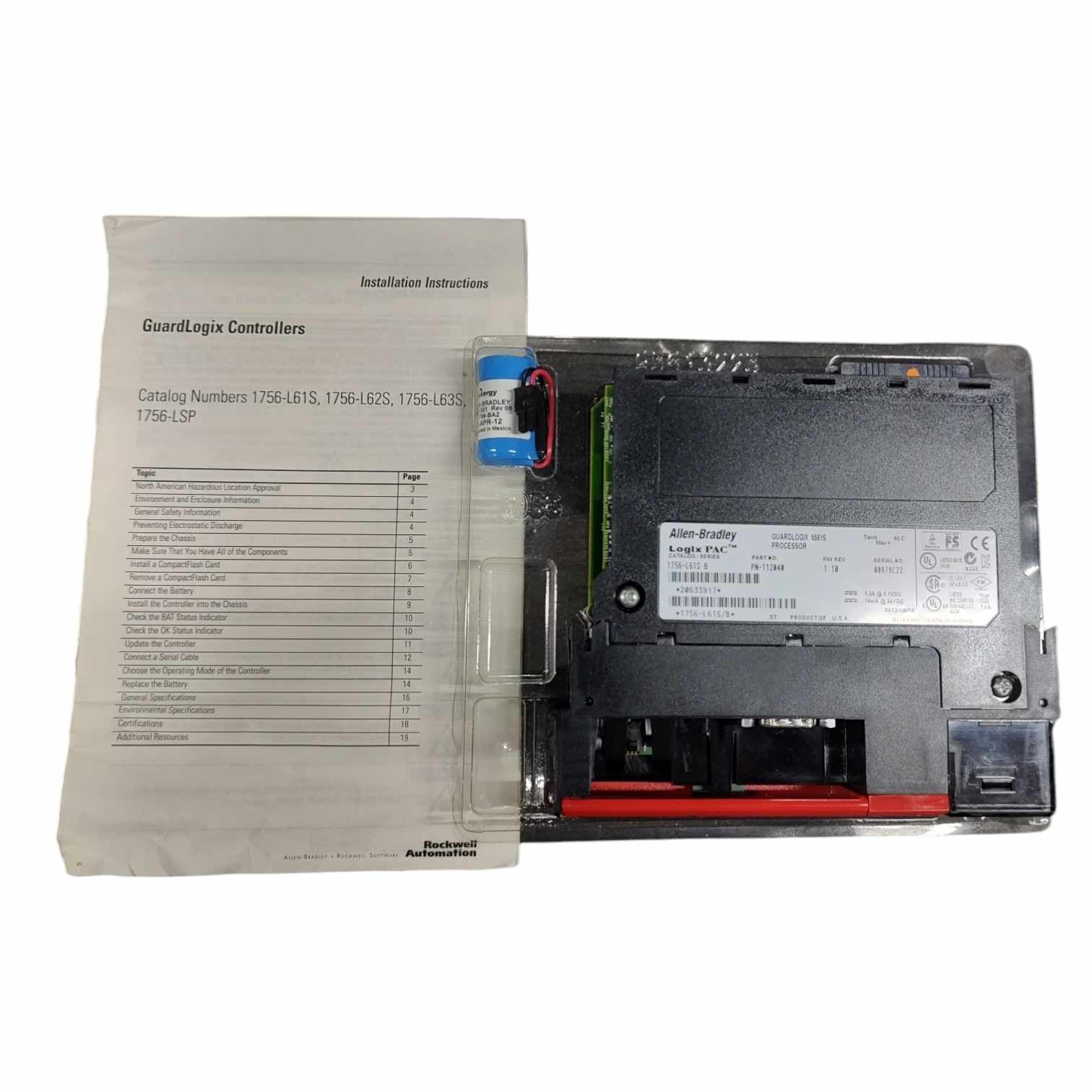 Allen Bradley 1756-L61S PLC.