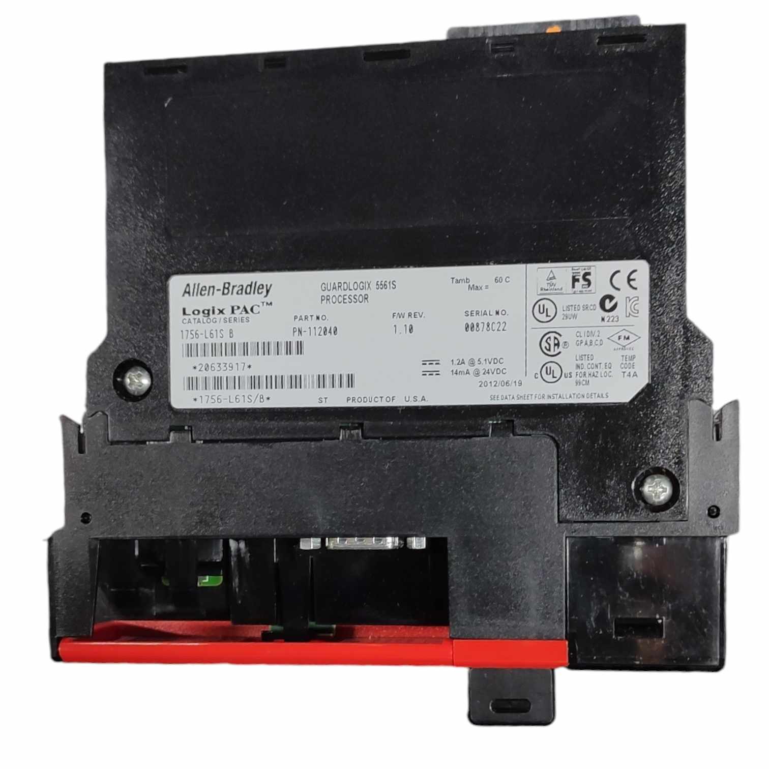 Allen Bradley 1756-L61S PLC.