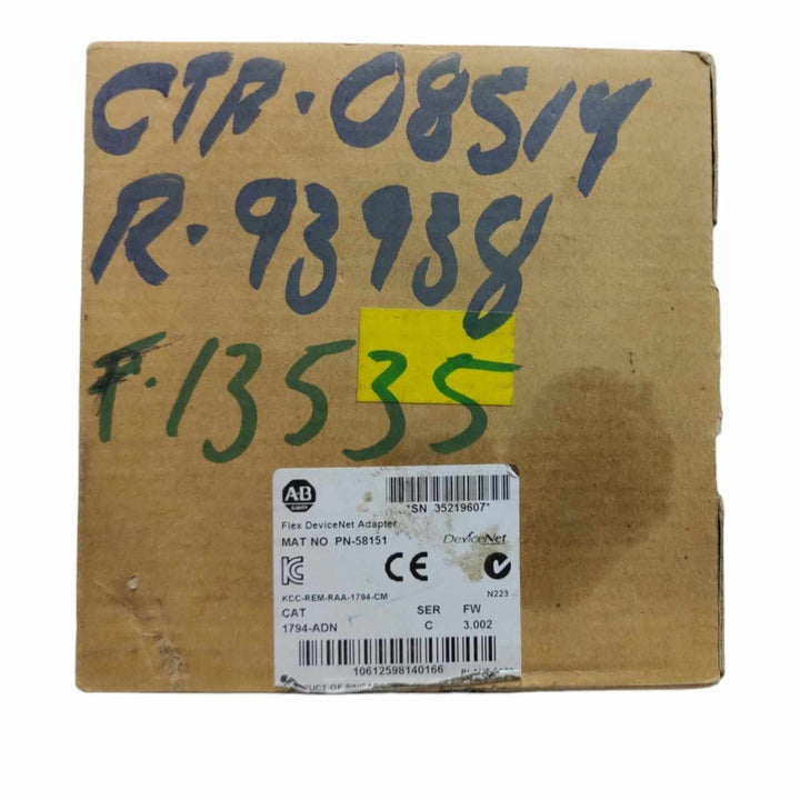 Allen Bradley 1794-ADN módulo adaptador de medios
