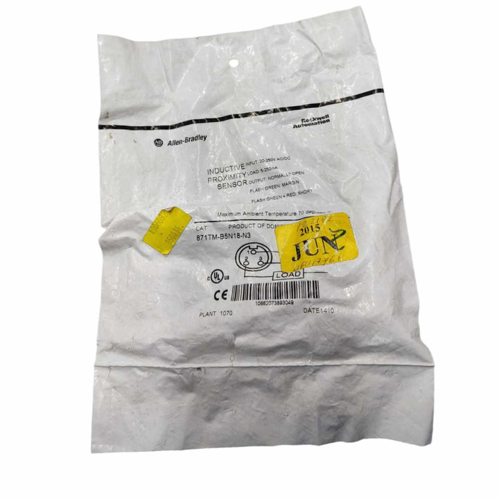 Allen Bradley 871TM-B5N18-N3 Sensor de proximidad
