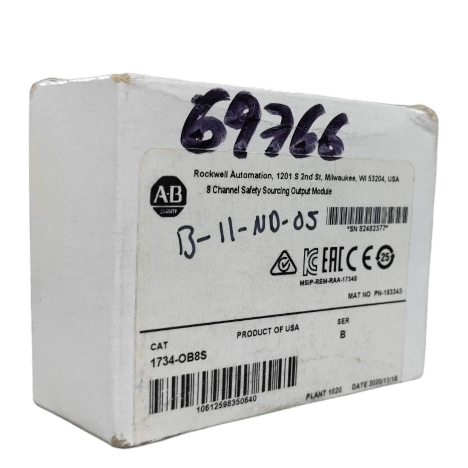 Allen Bradley 1734-OB8S Módulo de seguridad