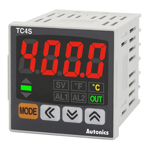 TC4S-14R Control de temperatura PID DIN 48WX48H 100-240VCA Relay&SSR 1AL