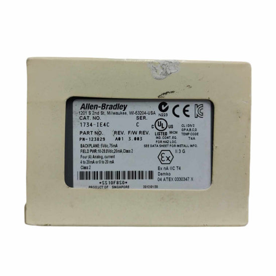 Allen Bradley 1734-IE4C Módulo de entrada y salida