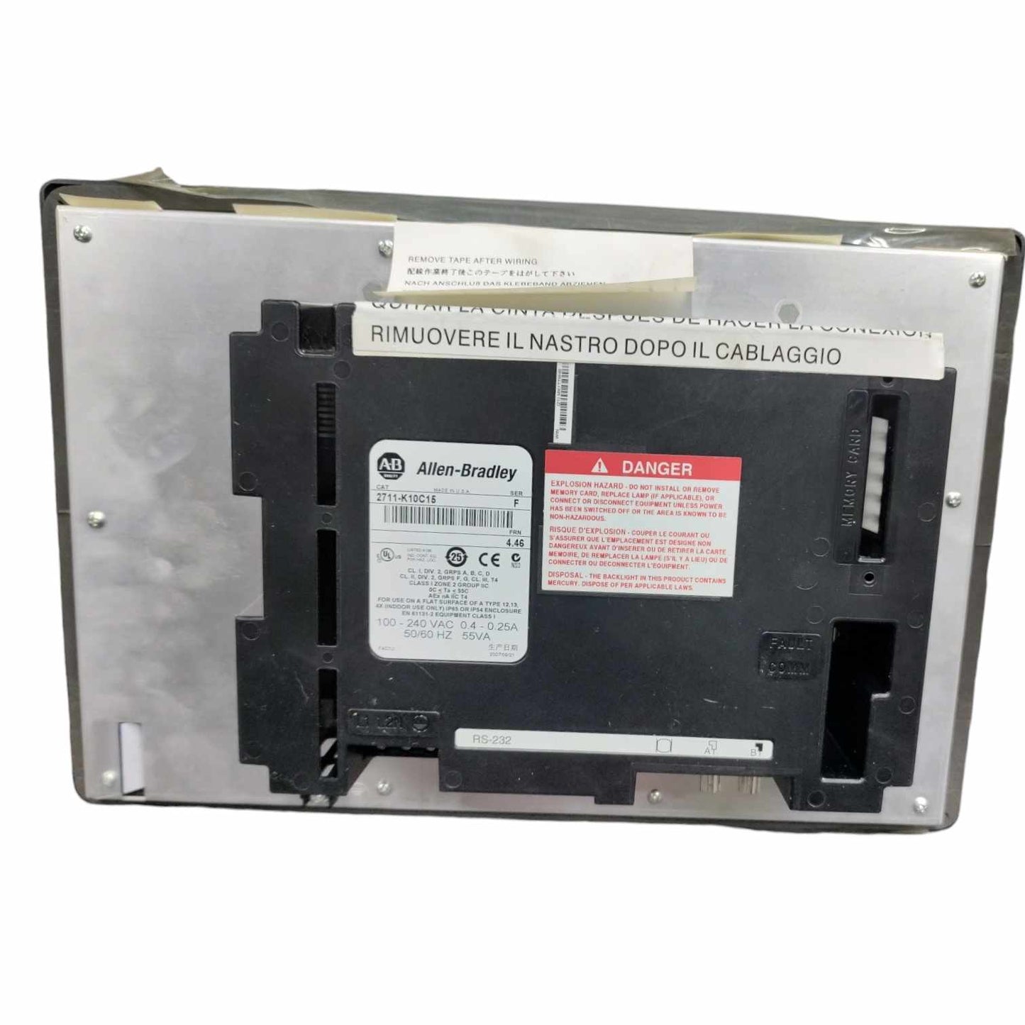 Allen Bradley 2711-K10C15 PanelView 1000