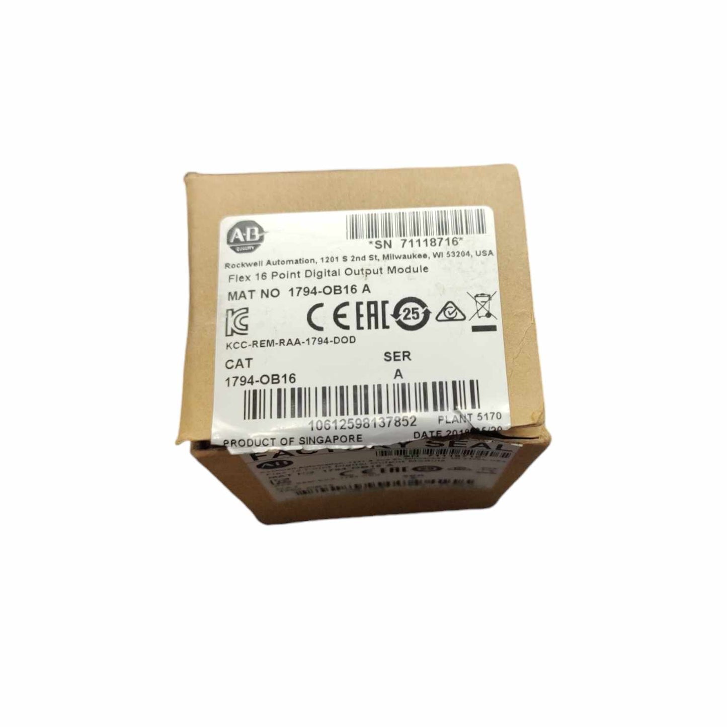 Allen Bradley 1794-ob16 Módulo de salida