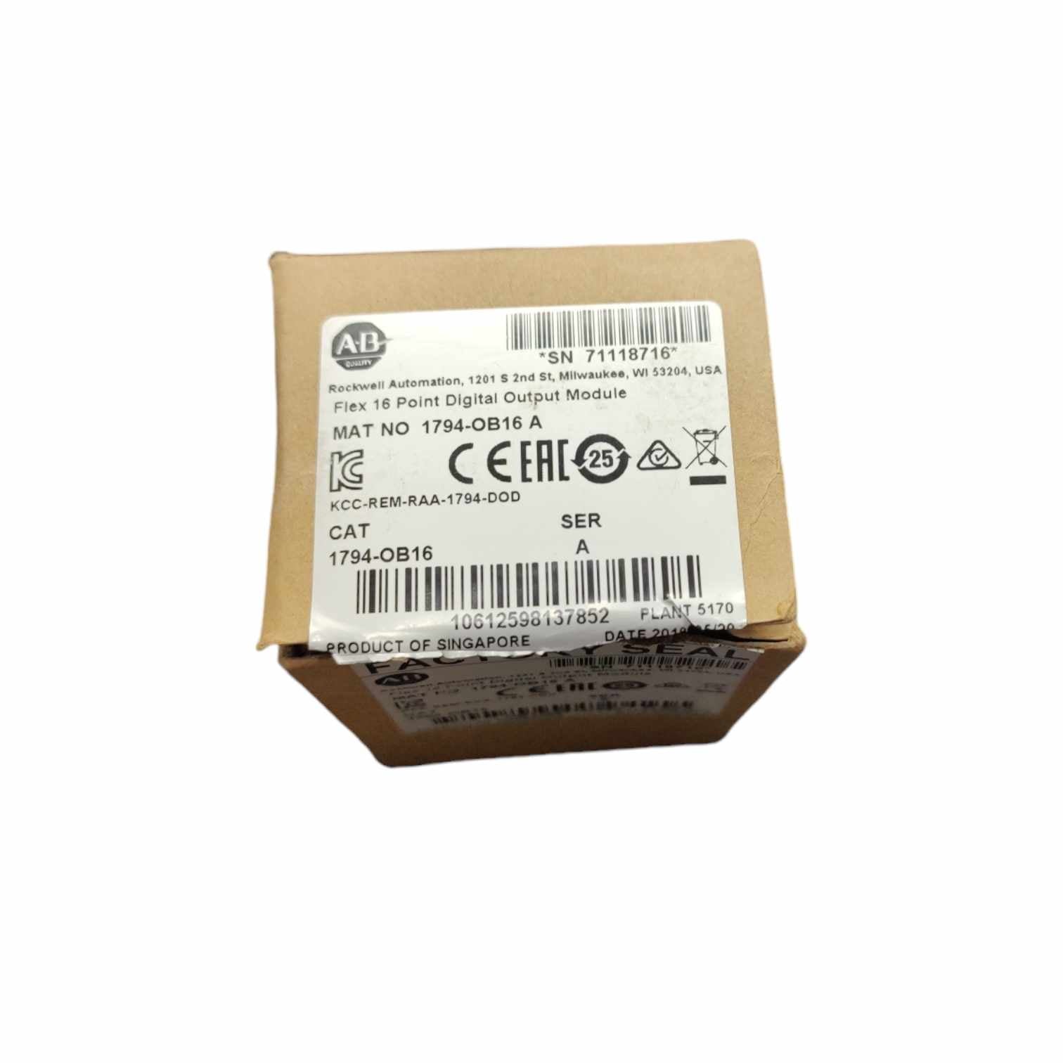 Allen Bradley 1794-ob16 Módulo de salida