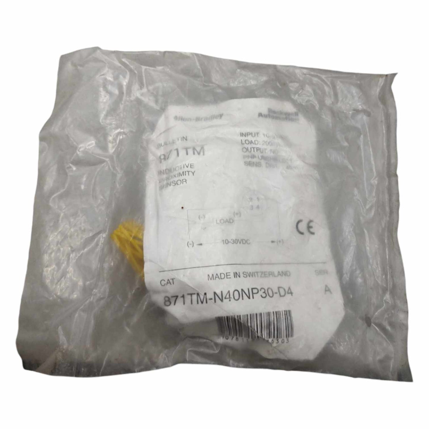 Allen Bradley 871TM-N40NP30-D4 Sensor inductivo