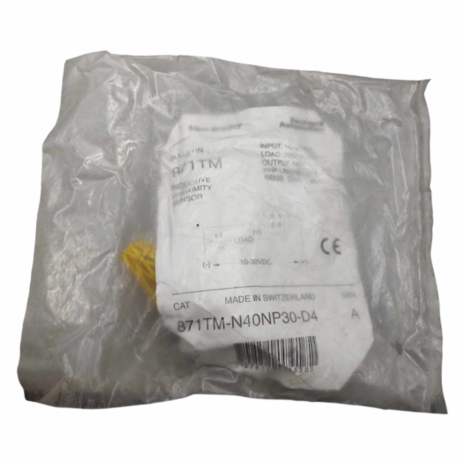 Allen Bradley 871TM-N40NP30-D4 Sensor inductivo