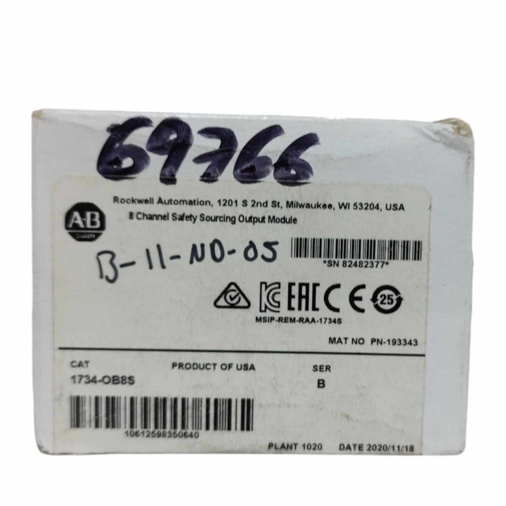 Allen Bradley 1734-OB8S Módulo de seguridad