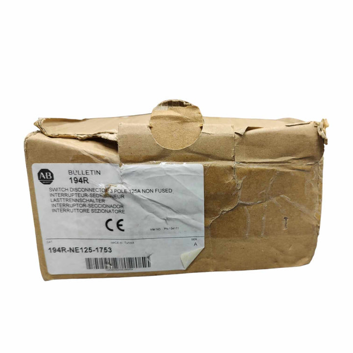 Allen Bradley 194R-NE125-1753 Desconector Switch 3 polos