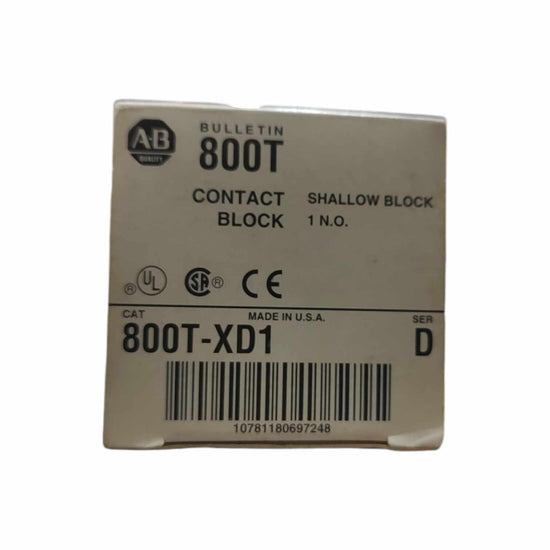 Allen Bradley 800T-XD1 Bloque de contacto