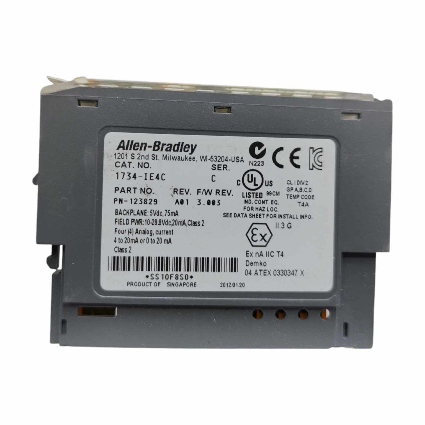 Allen Bradley 1734-IE4C Módulo de entrada y salida