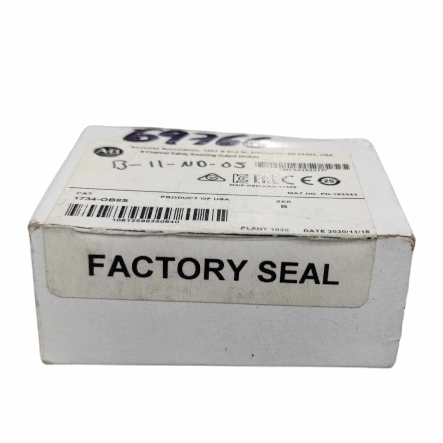 Allen Bradley 1734-OB8S Módulo de seguridad