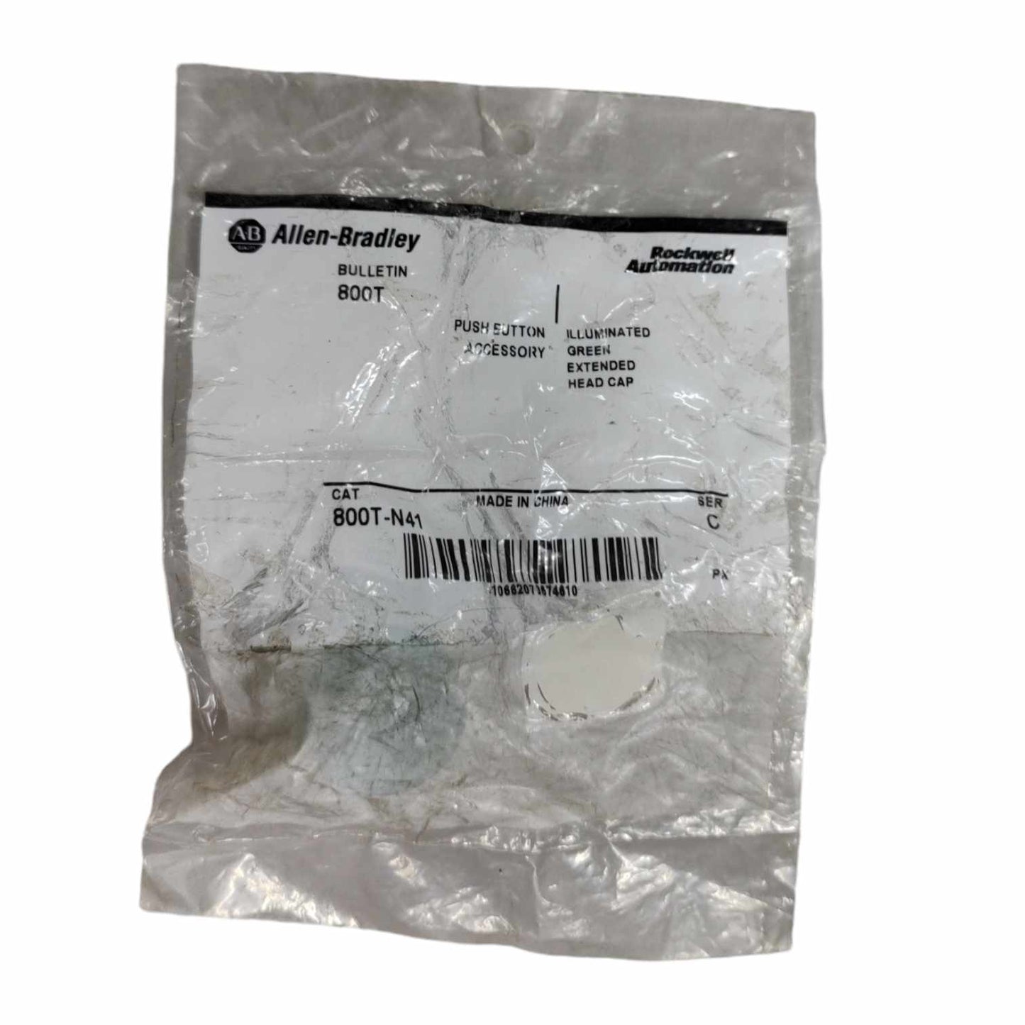 Allen Bradley 800T-N41 Tapa para botón pulsador.