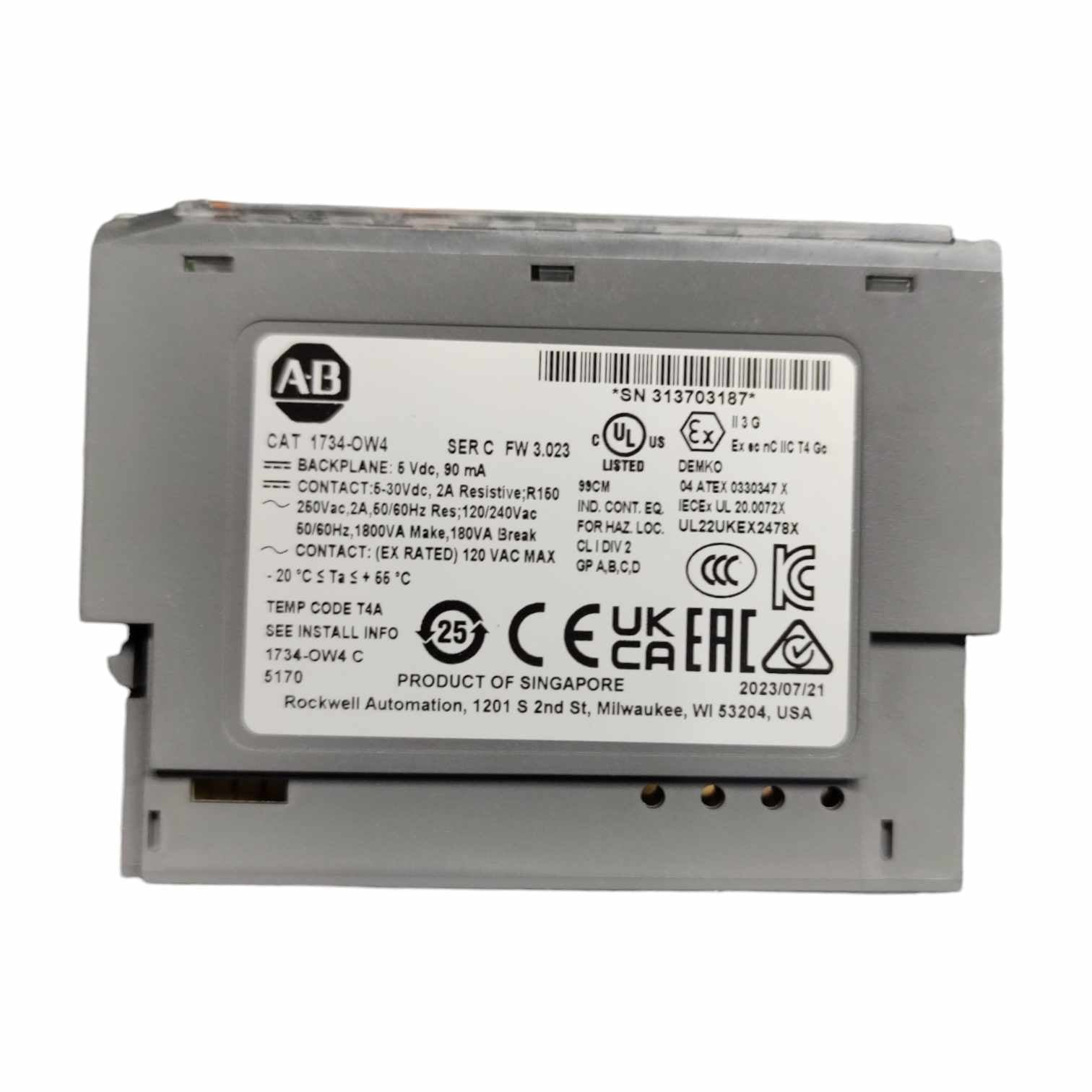 Allen Bradley 1734-OW4 Módulo  de salida