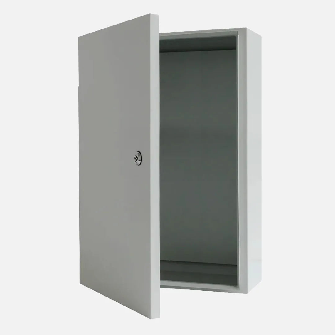 Gabinete mural c/plat. 1200Hx1000Wx300Dmm Acero carb/galv RAL7035 IP66