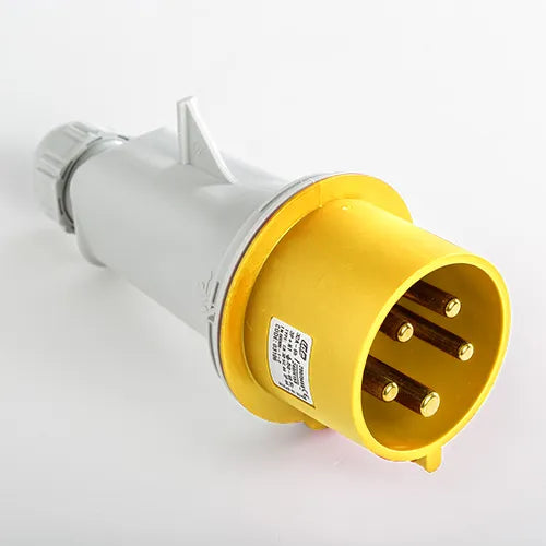 Clavija aérea 32A 3P+N+T 120VCA 4h Amarillo IP44