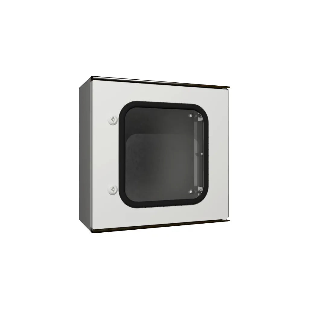 KS Gabinete mural de poliester 1P 400Hx400Wx200Dmm RAL7035 IP66 NEMA 4X