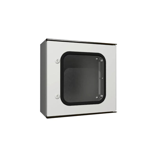 KS Gabinete mural de poliester 1P 400Hx400Wx200Dmm RAL7035 IP66 NEMA 4X