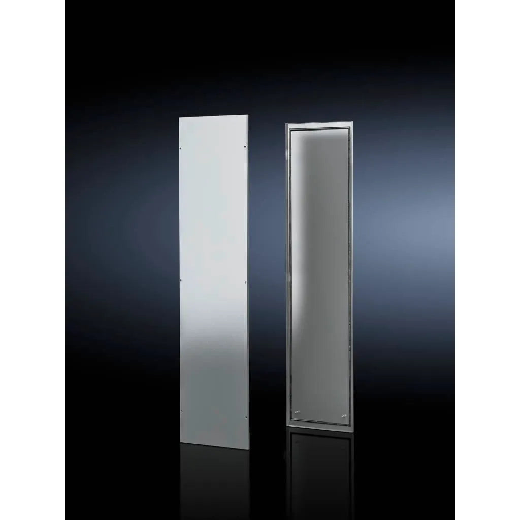 TS Laterales atornillables de chapa de acero 1800Hx500Dmm 2 piezas RAL 7035