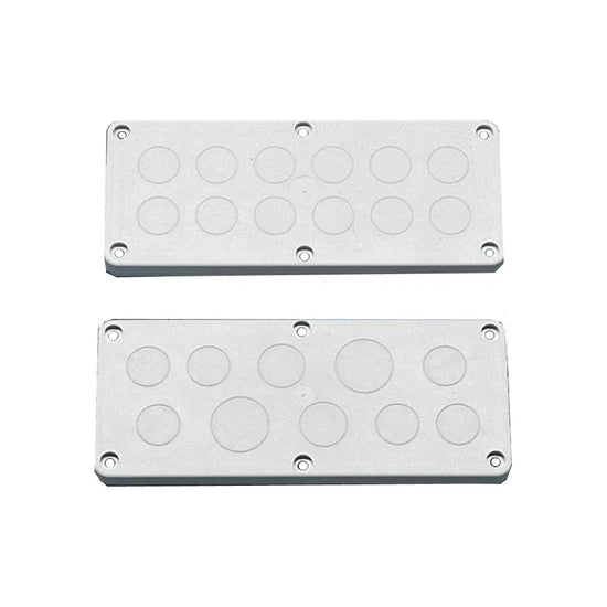 KL Placa de entrada de cables con 6xPG13, 2xPG16, 2xPG21 de 220Hx90Wmm 5 piezas
