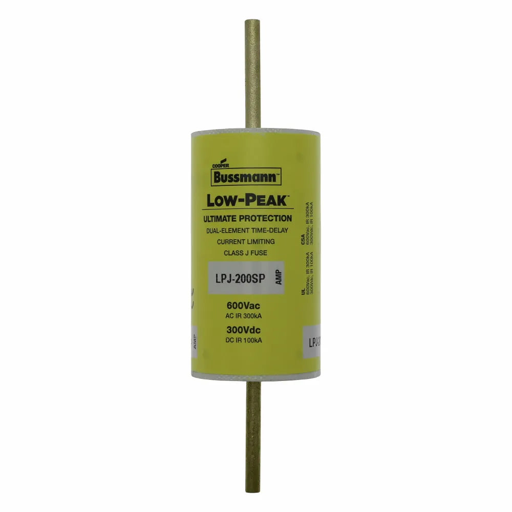 LOW PEAK FUSIBLE DOBLE ELEMENTO ACCION RETARDADA CLASE J 200A 600VCA 300KA