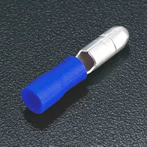 Terminal tipo bala macho aislado 1.5-2.5mm² 16-14AWG 100pz Azul