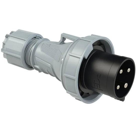 5652 Clavija aerea 3P+T 7H 63A 500V IP67 Negro