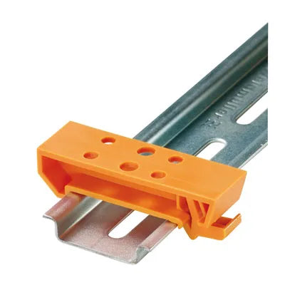 MOFU 35/LO/1 Pie de montaje para Riel DIN TS35 Color naranja