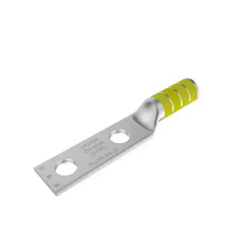 Zapata/Terminal ojillo 2 barrenos 3/8″ cañón largo 250 kcmil