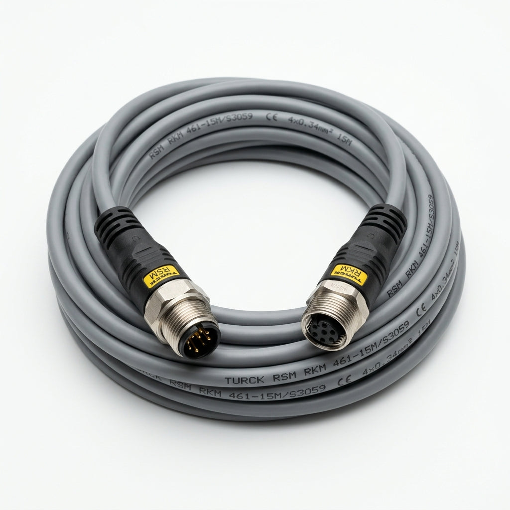 Turck Rsm Rkm 461-15m/s3059 cable de extensión industrial