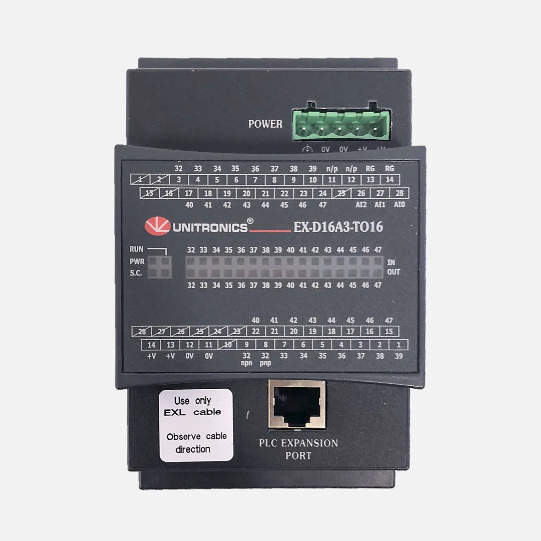 Vision™ Módulo de expansión de XL I/O 16 DI 1(HSC) 3 AI 16 TO (1 HSO) 24VDC