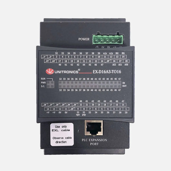 Vision™ Módulo de expansión de XL I/O 16 DI 1(HSC) 3 AI 16 TO (1 HSO) 24VDC