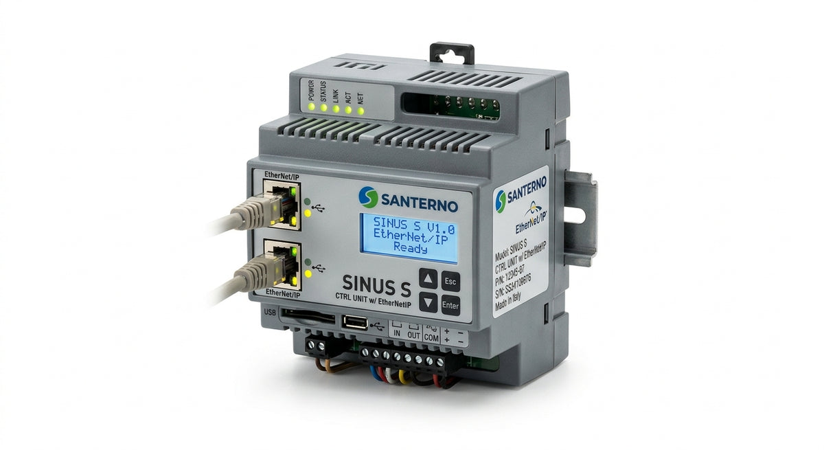 Santerno SINUS S CTRL UNIT w/ EtherNetlp