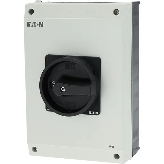 P3-63/I4/SVB-SW Interruptor principal Maneta negra 3P 63A con caja IP65.