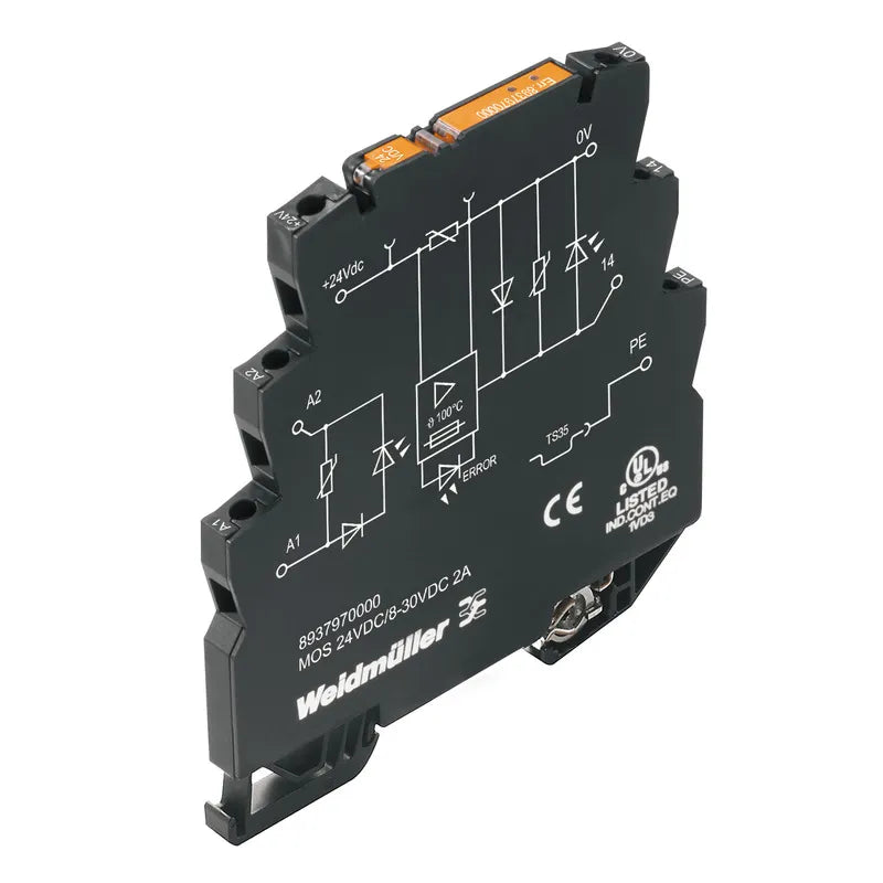 MOS 24VDC/8-30VDC 2A Relé SSR POWER MOS-FET 6.0mm 2A Input 24VCD Output 8-30VDC