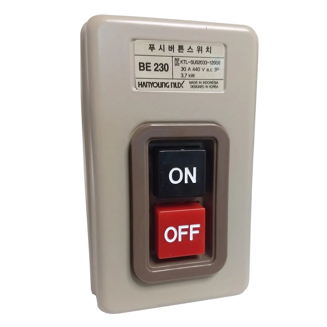 Estacion de mando Start-Stop Contactos Ag 3x30A 440VCA Ocre