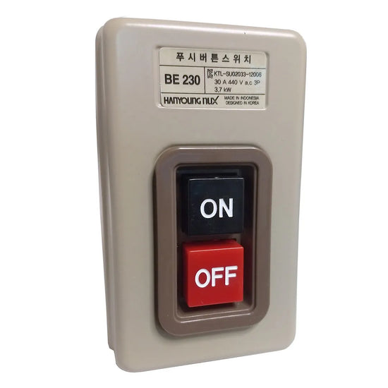 Estacion de mando Start-Stop Contactos Ag 3x30A 440VCA Ocre