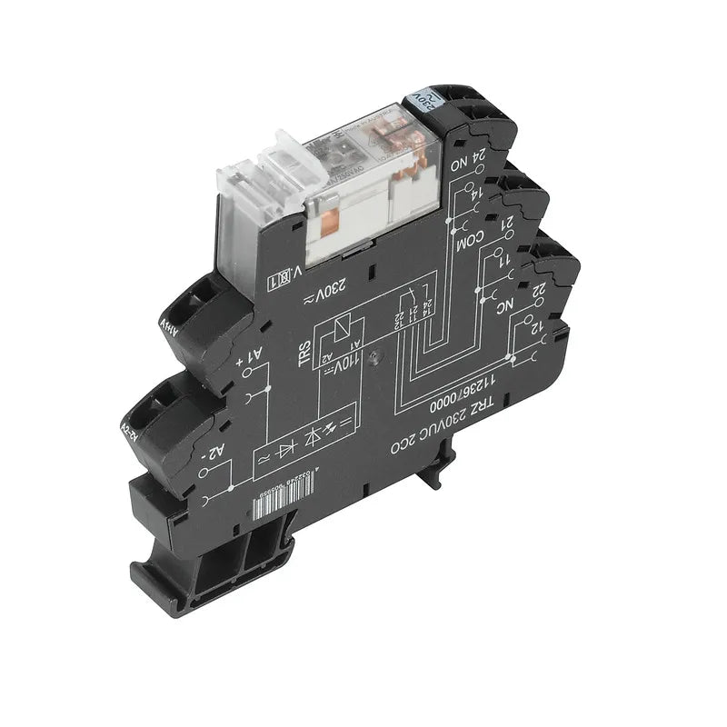 TRZ 120VUC 2CO Interfaz relé RSS + Base 12.8mm 120VUC 2CO 2NA2NC 6A 250V