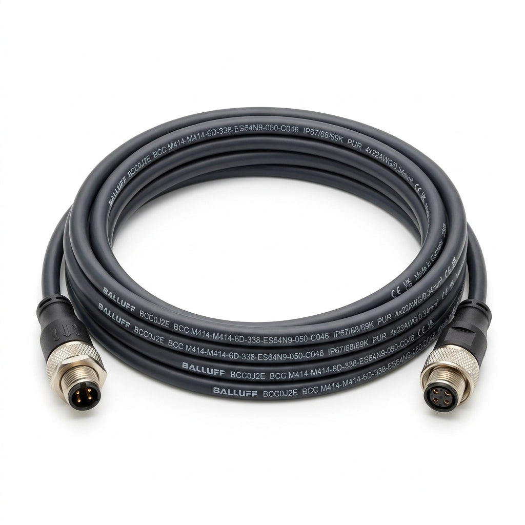 BALLUFF BCC0J2E BCC M414-M414-6D-338-ES64N9-050-C046 Cable de conexión