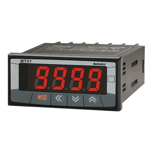 MT4Y-DV-4N Voltímetro DC de panel 72WX36Hmm 100-240VCA Indicador