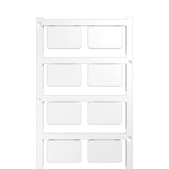 SM 27/18 MC NE WS Etiqueta para equipos sin rotulación 18Hx27Wmm Blanca 16Pz