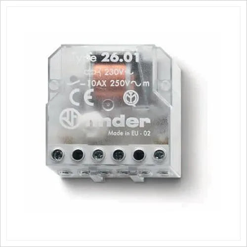 Telerruptor electromecánico tipo interruptor unipolar 110VCA 1NA 10A 250V Panel